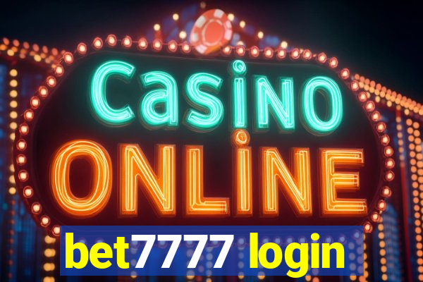 bet7777 login